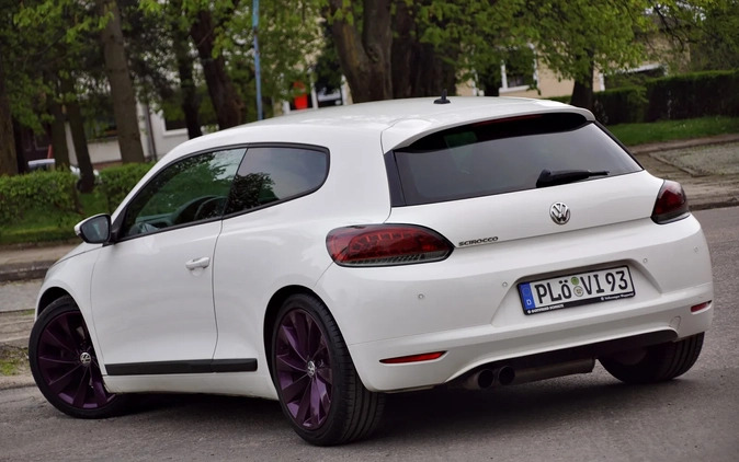 Volkswagen Scirocco cena 26900 przebieg: 219222, rok produkcji 2009 z Dobra małe 379